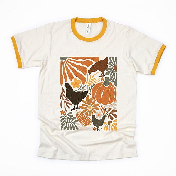 Футболка с принтом Chicken boho floral для женщин Simply Sage Market, Vintage Mustard
Футболка с принтом Chicken boho floral для женщин Simply Sage Market, Vintage Mustard