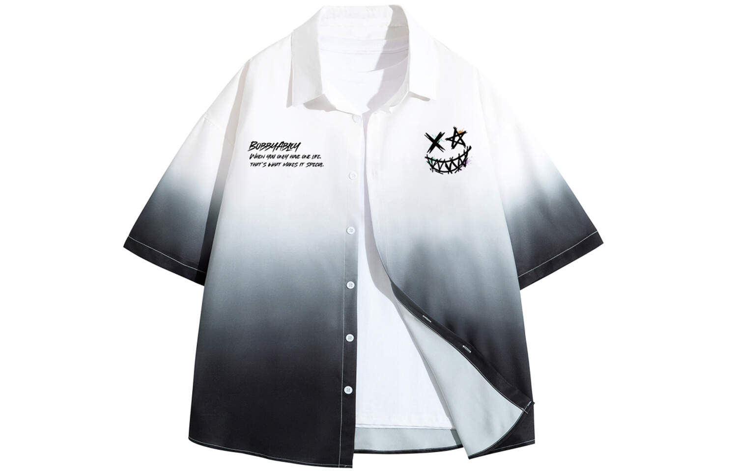 Рубашка унисекс BOBBY ABLEY, Серый Черный(CS6056)
Рубашка унисекс BOBBY ABLEY, Серый Черный(CS6056)