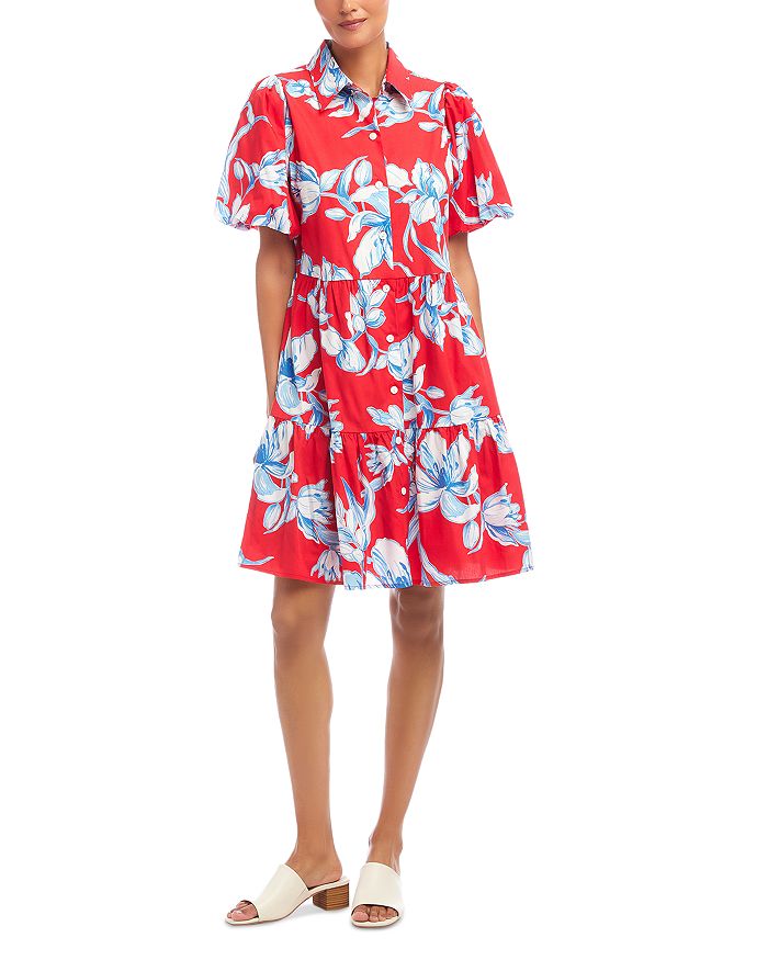 Платье-рубашка с пышными рукавами и ярусами Karen Kane, мультиколор
Платье-рубашка с пышными рукавами и ярусами Karen Kane, мультиколор