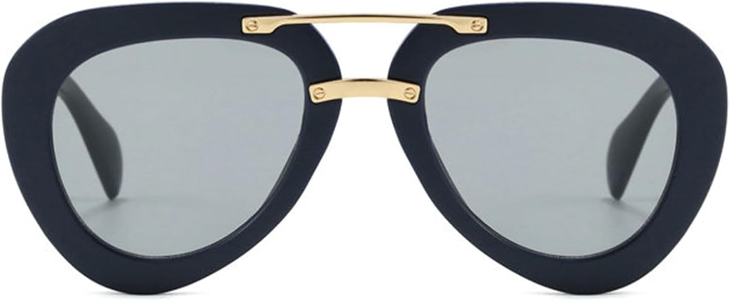 Солнцезащитные очки Willochra большого размера в стиле «пилот» для женщин и мужчин. Модные ретро-очки квадратной формы в винтажном стиле с градиентным переходом цвета и защитой от УФ-излучения UV400, C4
Солнцезащитные очки Willochra большого размера в стиле «пилот» для женщин и мужчин. Модные ретро-очки квадратной формы в винтажном стиле с градиентным переходом цвета и защитой от УФ-излучения UV400, C4