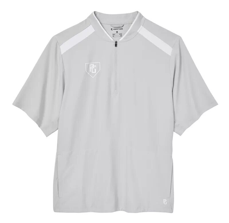 Мужской тканый пуловер Perfect Game с короткими рукавами и молнией 1/4, светло-серый
Мужской тканый пуловер Perfect Game с короткими рукавами и молнией 1/4, светло-серый