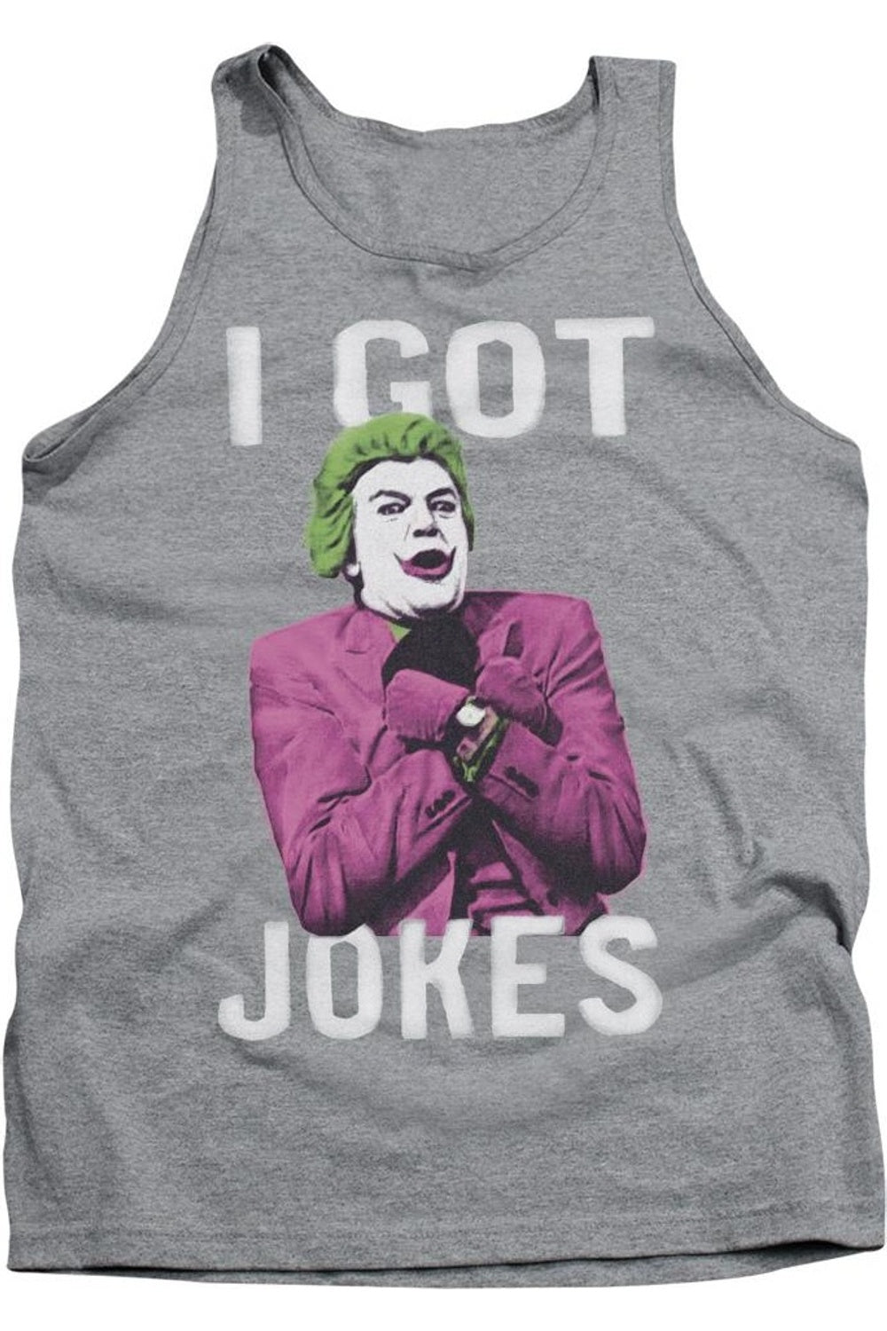 Бэтмен Классика ТВ Есть Шутки Взрослая Майка Gildan, цвет athletic heather
Бэтмен Классика ТВ Есть Шутки Взрослая Майка Gildan, цвет athletic heather