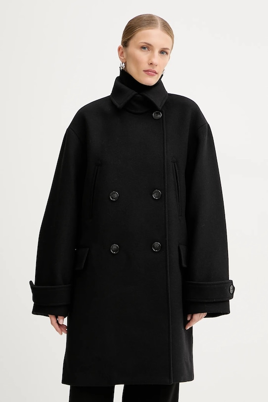 Пальто с шерстью Boss Orange, черный
Пальто с шерстью Boss Orange, черный