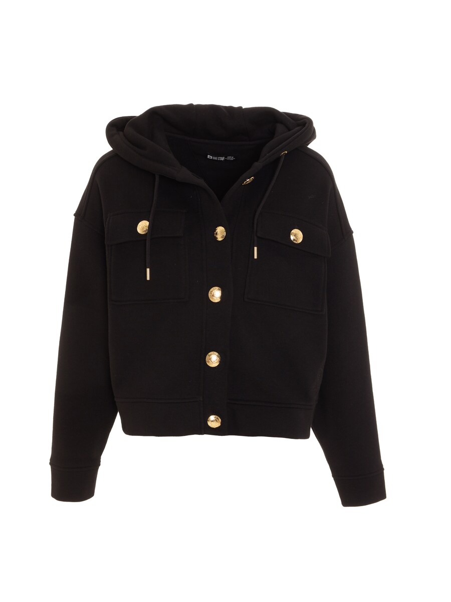 Толстовка с капюшоном на молнии BIG STAR Sindia, черный
Толстовка с капюшоном на молнии BIG STAR Sindia, черный