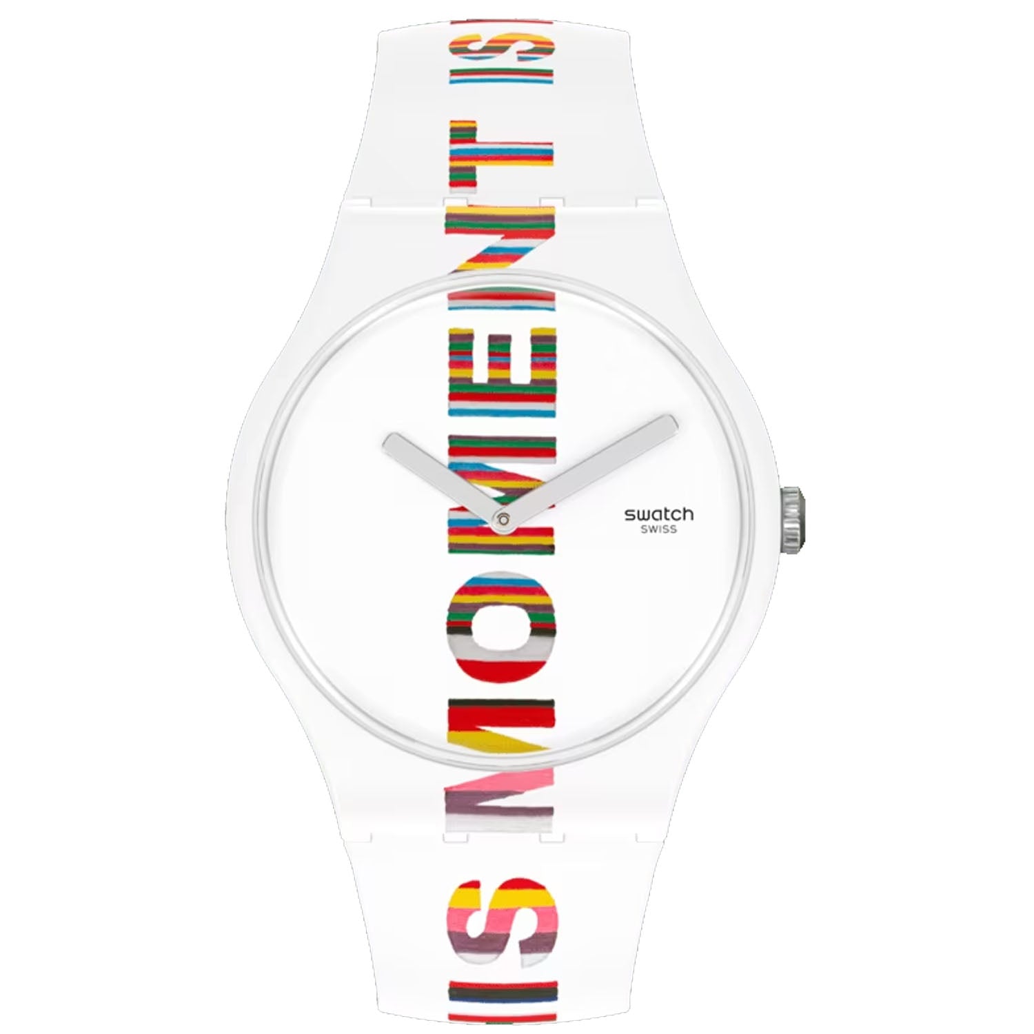 Swatch Мужские оригинальные часы Swatch Art Peace Hotel Time's Magic с белым циферблатом 
Swatch Мужские оригинальные часы Swatch Art Peace Hotel Time's Magic с белым циферблатом
