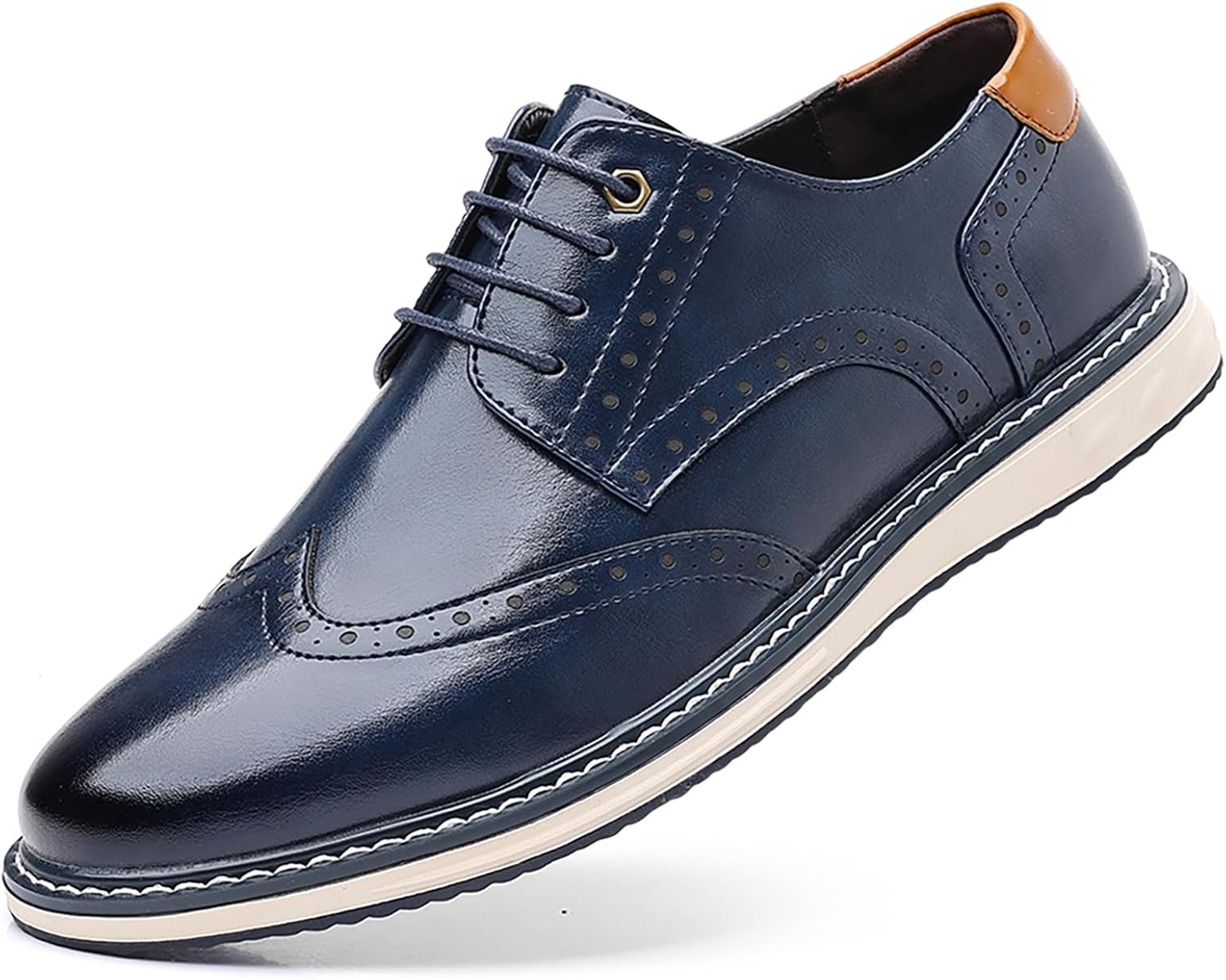 Мужские классические оксфорды с крыльями, шнуровкой, ретро-округлый носок, броги, удобные дерби, деловая и формальная обувь для офиса, свадьбы и повседневной носки Qeosnbx, синий
Мужские классические оксфорды с крыльями, шнуровкой, ретро-округлый носок, броги, удобные дерби, деловая и формальная обувь для офиса, свадьбы и повседневной носки Qeosnbx, синий