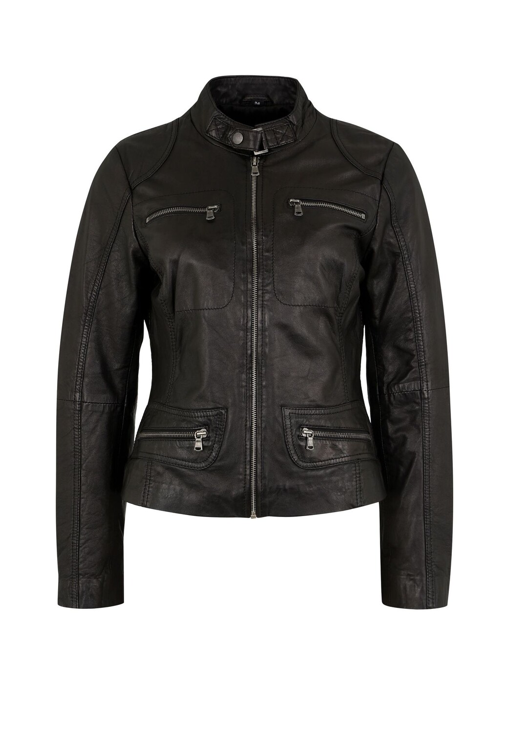 Кожаная куртка Yvonne на практичной молнии 7eleven, черный
Кожаная куртка Yvonne на практичной молнии 7eleven, черный
