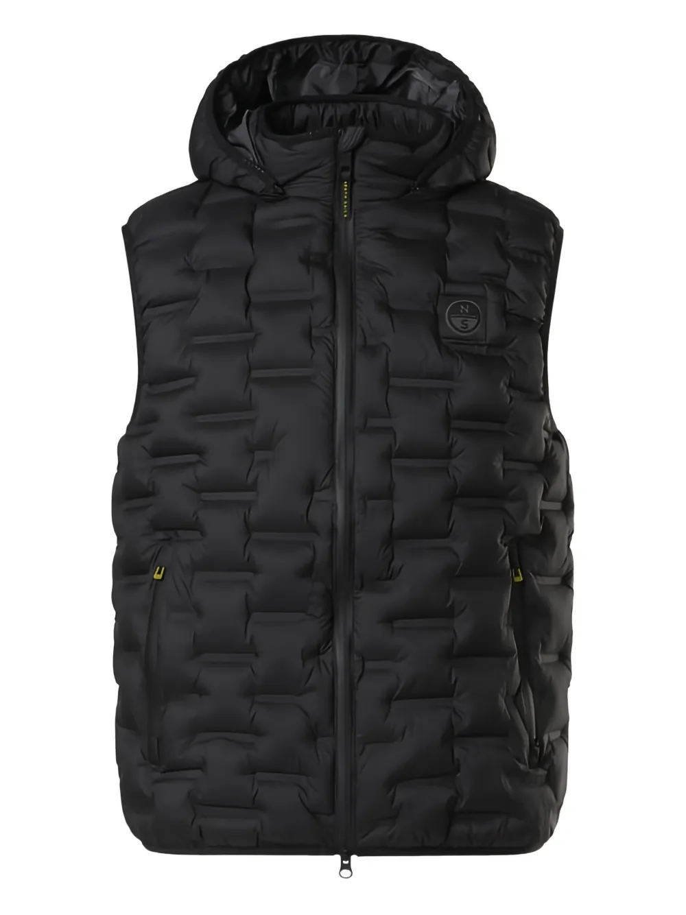 Лазерный стеганый жилет с капюшоном North Sails, черный
Лазерный стеганый жилет с капюшоном North Sails, черный