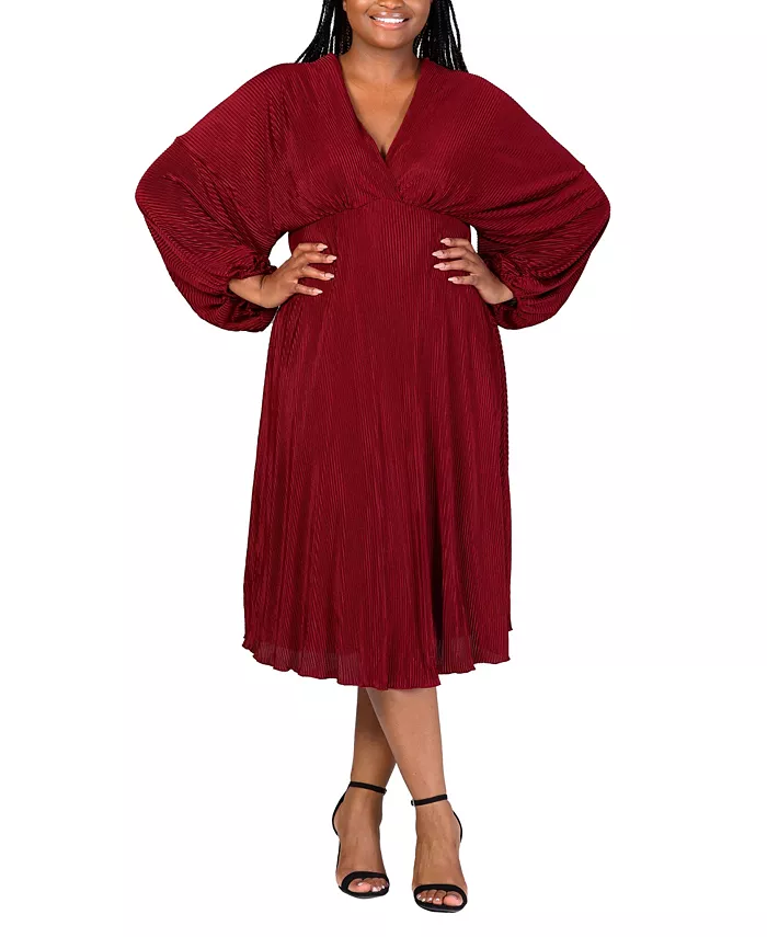 Плюс сайз мерцающее платье миди с V-образным вырезом 24seven Comfort Apparel, фиолетовый
Плюс сайз мерцающее платье миди с V-образным вырезом 24seven Comfort Apparel, фиолетовый