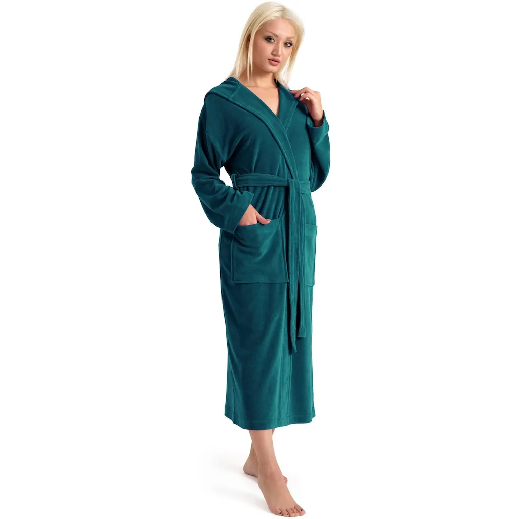 Домашний женский халат my home Jule, идеален для сауны и спа, гостиничный халат, утренний халат, 1 шт., однотонный легкий махровый халат с высоким содержанием хлопка, размеры XS-4XL My Home, темно-зеленый
Домашний женский халат my home Jule, идеален для сауны и спа, гостиничный халат, утренний халат, 1 шт., однотонный легкий махровый халат с высоким содержанием хлопка, размеры XS-4XL My Home, темно-зеленый