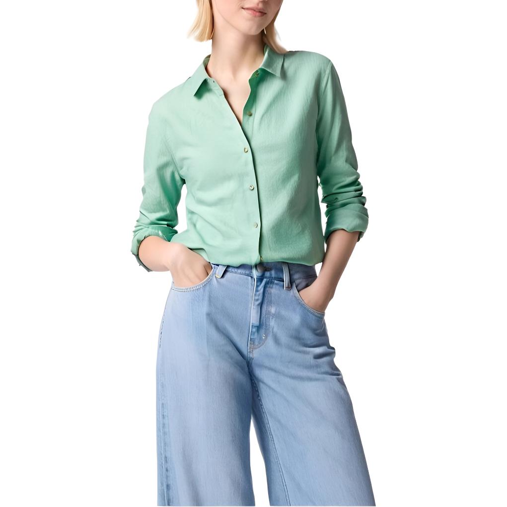 UNIQLO Женская рубашка травяного зеленого цвета Grass Green
UNIQLO Женская рубашка травяного зеленого цвета Grass Green