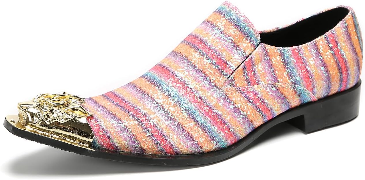 Мужские слипоны Santimon Penny Loafers - мокасины из натуральной кожи с металлическим носком, вестерн-обувь для смокинга, свадеб и выпускных вечеров, Color-a
Мужские слипоны Santimon Penny Loafers - мокасины из натуральной кожи с металлическим носком, вестерн-обувь для смокинга, свадеб и выпускных вечеров, Color-a