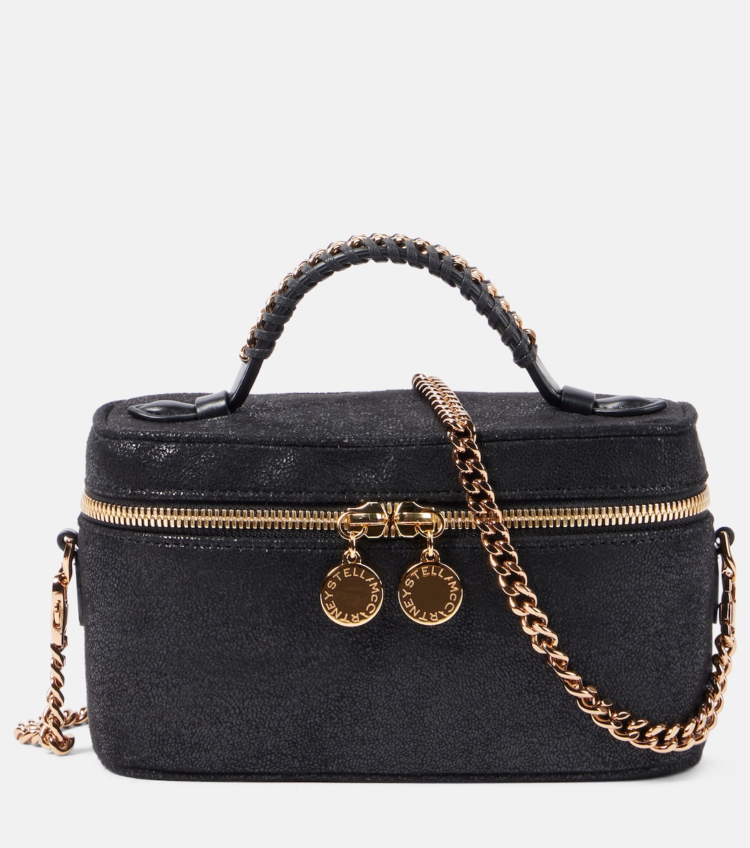 Мини-сумка через плечо Falabella из искусственной кожи Stella McCartney, черный
Мини-сумка через плечо Falabella из искусственной кожи Stella McCartney, черный