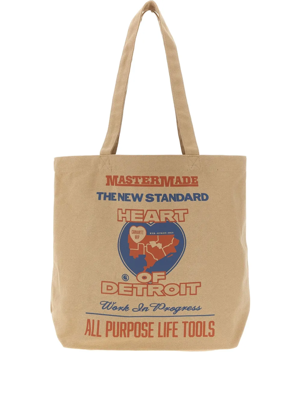 Сумка-тоут с графичным принтом CARHARTT WIP, нейтральный
Сумка-тоут с графичным принтом CARHARTT WIP, нейтральный