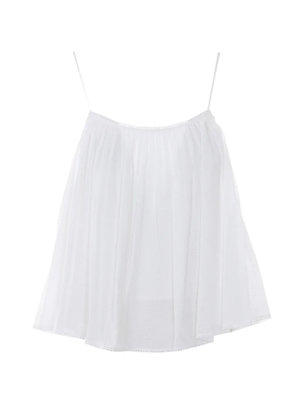 Топ с вышивкой на тонких бретелях Eleh, белый
Топ с вышивкой на тонких бретелях Eleh, белый