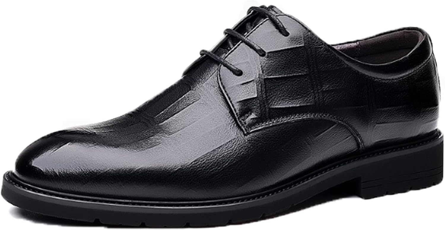 Мужские дерби с клетчатым узором PURCHAWEE, классические туфли, кожаные с тиснением, с закругленным носком, на шнуровке, с каблуком-блоком, противоскользящие, для деловых и формальных мероприятий, черный
Мужские дерби с клетчатым узором PURCHAWEE, классические туфли, кожаные с тиснением, с закругленным носком, на шнуровке, с каблуком-блоком, противоскользящие, для деловых и формальных мероприятий, черный