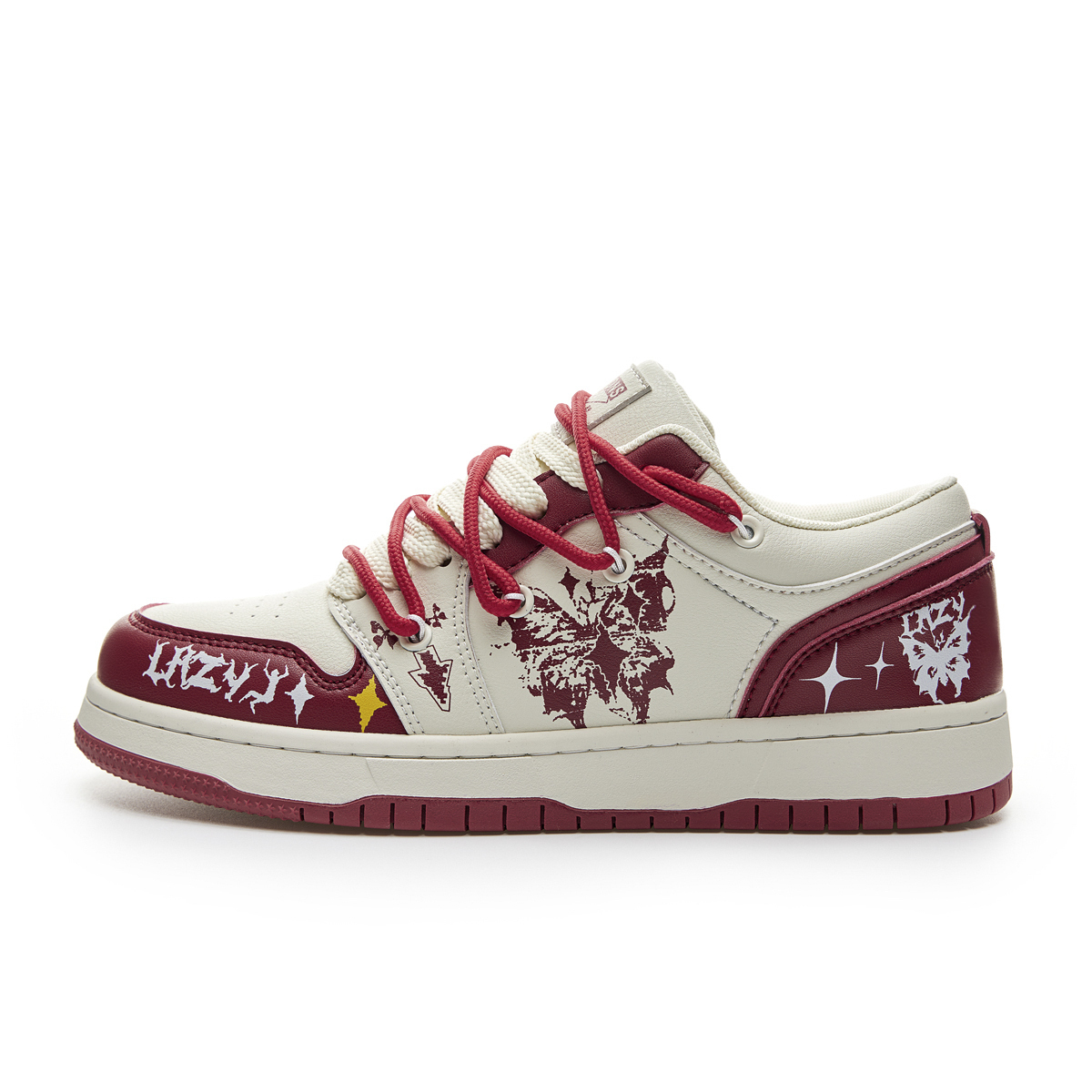 LAZY BONS Высокие устойчивые к истиранию дышащие низкие скейтбордские кроссовки унисекс бело-красные, цвет White Red
LAZY BONS Высокие устойчивые к истиранию дышащие низкие скейтбордские кроссовки унисекс бело-красные, цвет White Red