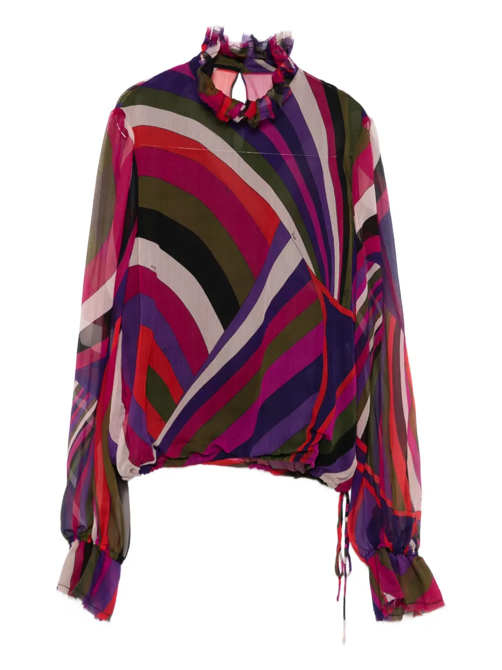 Блузка с абстрактным принтом Pucci, розовый
Блузка с абстрактным принтом Pucci, розовый