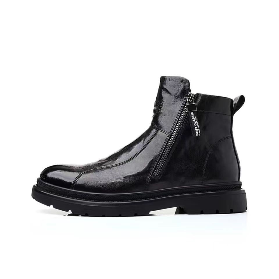 LUNMADENG Черно-коричневые мужские ботинки Black/Brown
LUNMADENG Черно-коричневые мужские ботинки Black/Brown