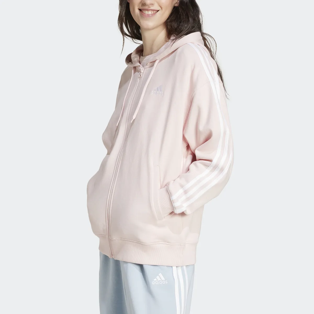 Adidas Sportswear толстовка с капюшоном "ESSENTIALS 3STRIPES FRENCH TERRY OVERSIZED HOODED JACKET", цвет Sandy Pink
Adidas Sportswear толстовка с капюшоном "ESSENTIALS 3STRIPES FRENCH TERRY OVERSIZED HOODED JACKET", цвет Sandy Pink