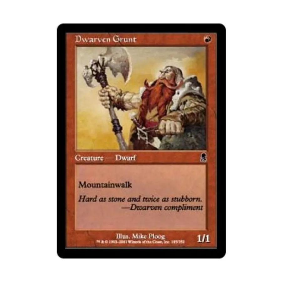CCG Гномий ворчун (клавиша C), MTG - Odyssey
CCG Гномий ворчун (клавиша C), MTG - Odyssey