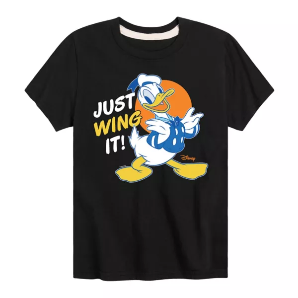 Футболка с принтом «Микки Маус и его друзья Дональд Дак» для мальчиков 8–20 лет Disney, черный
Футболка с принтом «Микки Маус и его друзья Дональд Дак» для мальчиков 8–20 лет Disney, черный