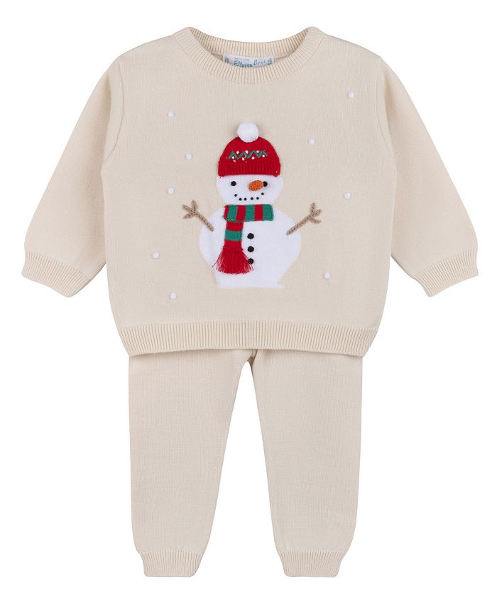 Детский вязаный комплект "Снеговик" для праздников - малыши, маленькие дети Feltman Brothers, слоновая кость/кремовый
Детский вязаный комплект "Снеговик" для праздников - малыши, маленькие дети Feltman Brothers, слоновая кость/кремовый