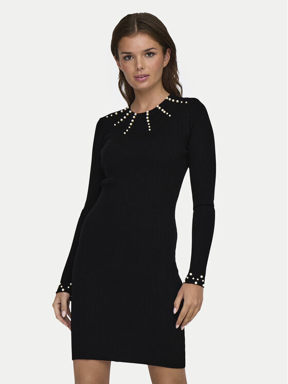 Трикотажное платье приталенного кроя Only, черный
Трикотажное платье приталенного кроя Only, черный