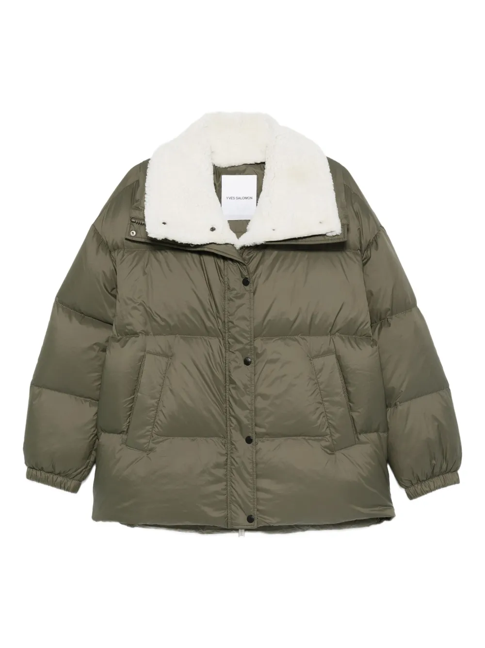 Куртка с флисовым воротником Yves Salomon, зеленый
Куртка с флисовым воротником Yves Salomon, зеленый