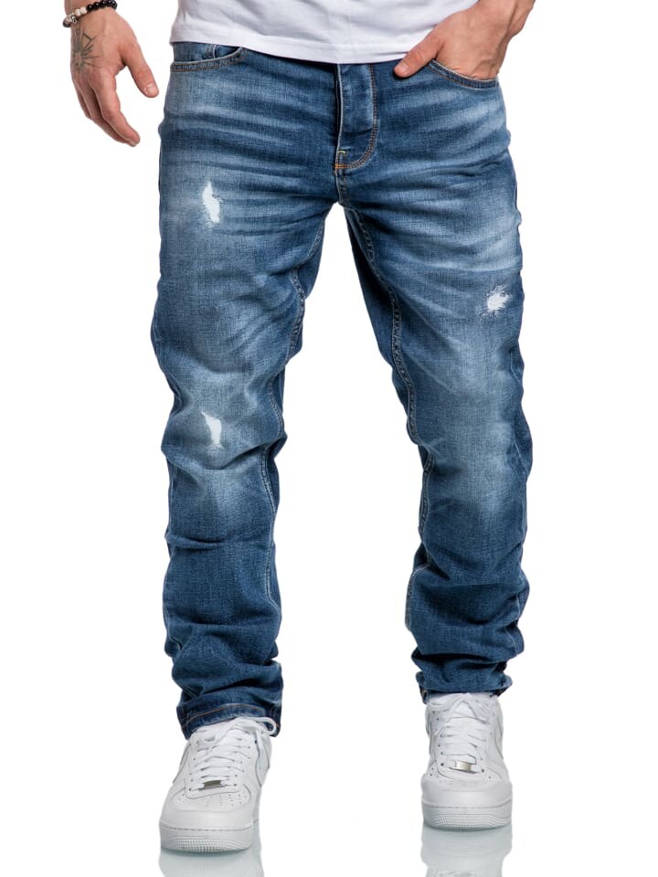 Джинсы Amaci&Sons, светло-синий 
Джинсы Amaci&Sons, светло-синий