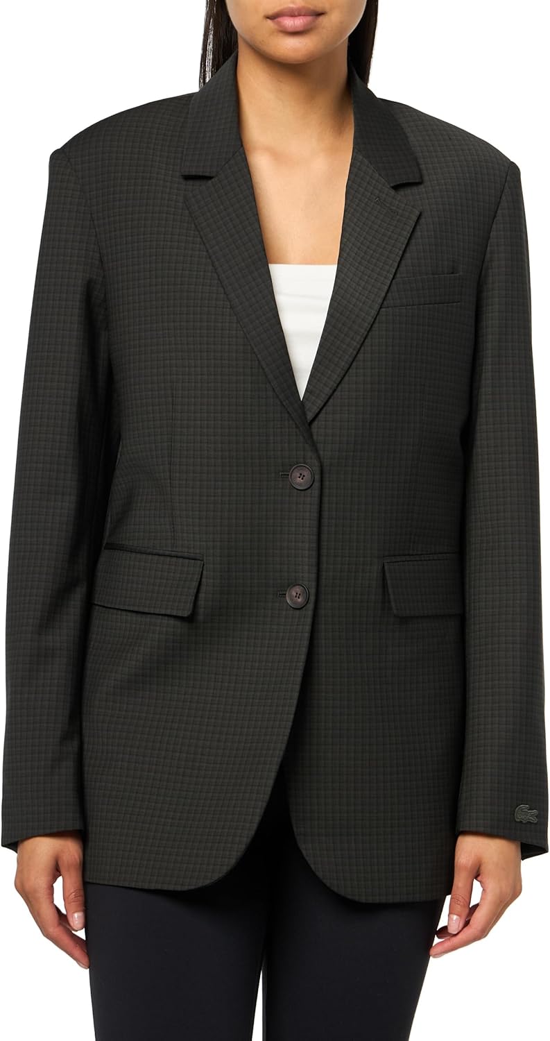 Женский приталенный блейзер Lacoste в клетку, Dark Green
Женский приталенный блейзер Lacoste в клетку, Dark Green