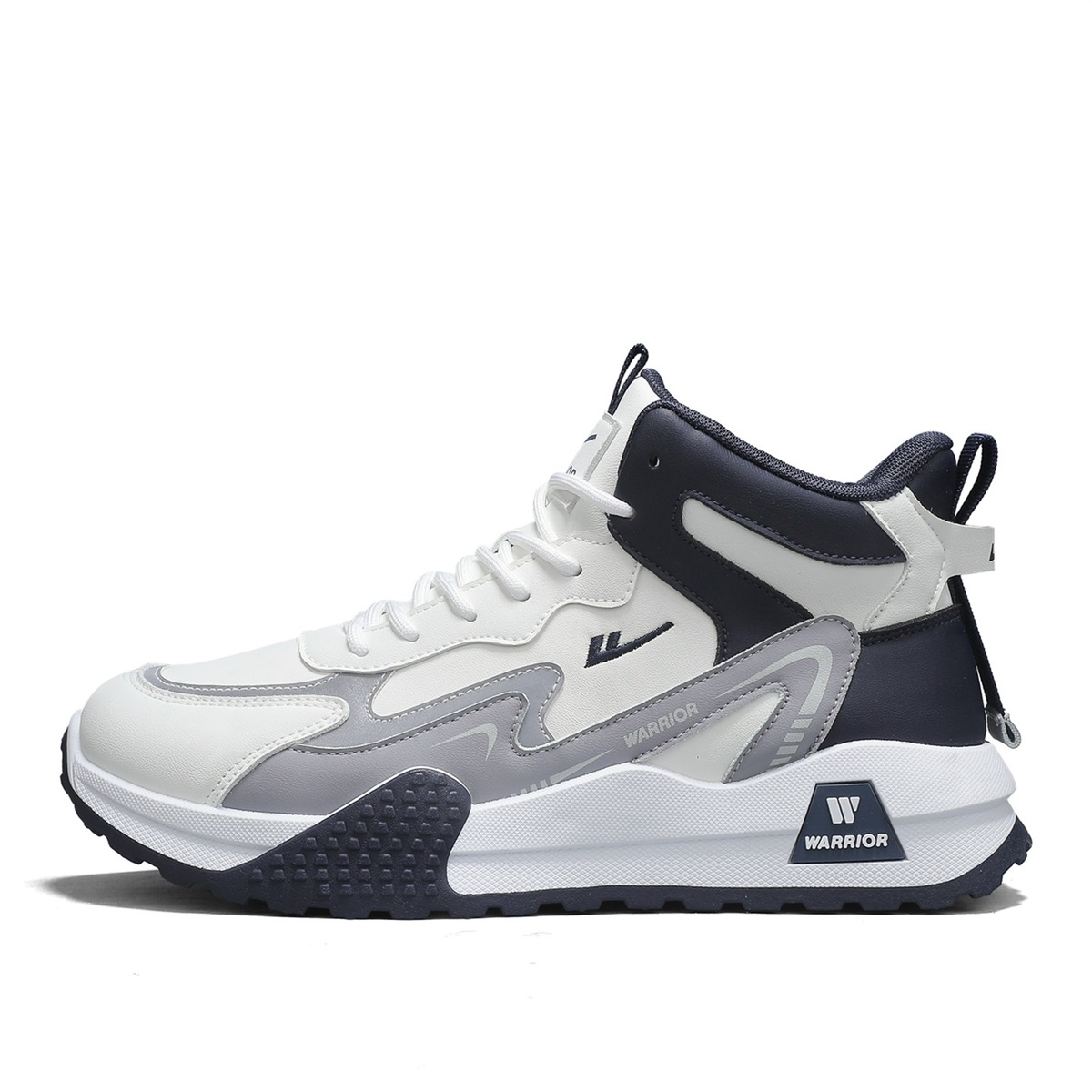 Износостойкие и легкие высокие повседневные кроссовки для мужчин WARRIOR, белый темно-синий
Износостойкие и легкие высокие повседневные кроссовки для мужчин WARRIOR, белый темно-синий