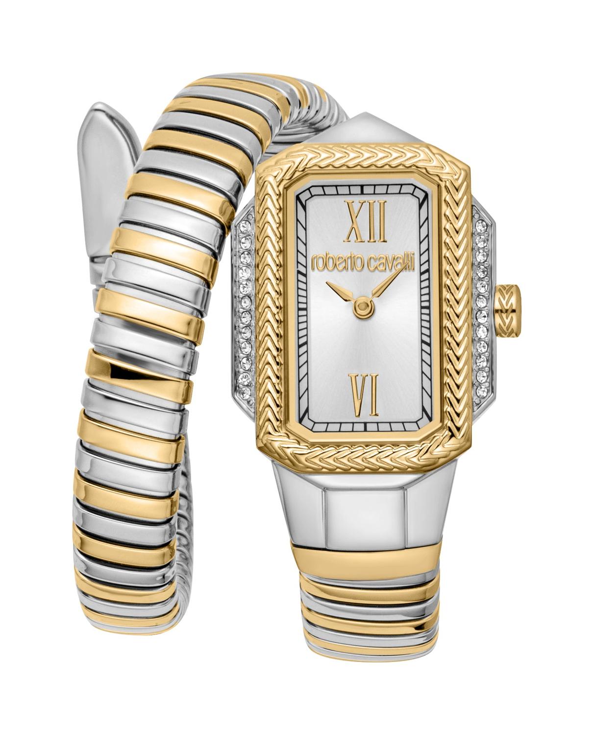 Женские часы Roberto Cavalli Snake из нержавеющей стали двухцветные серебристого и золотого цвета
Женские часы Roberto Cavalli Snake из нержавеющей стали двухцветные серебристого и золотого цвета
