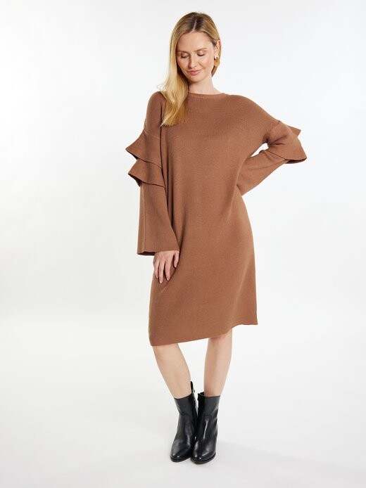 Трикотажное платье Usha, коричневый
Трикотажное платье Usha, коричневый