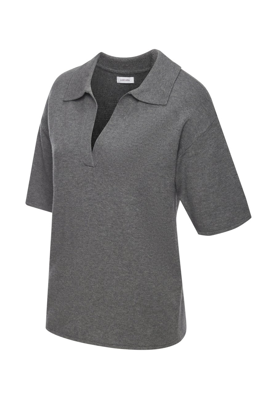 Поло LASCANA Polo shirt, Dunkelgrau/Grey
Поло LASCANA Polo shirt, Dunkelgrau/Grey
