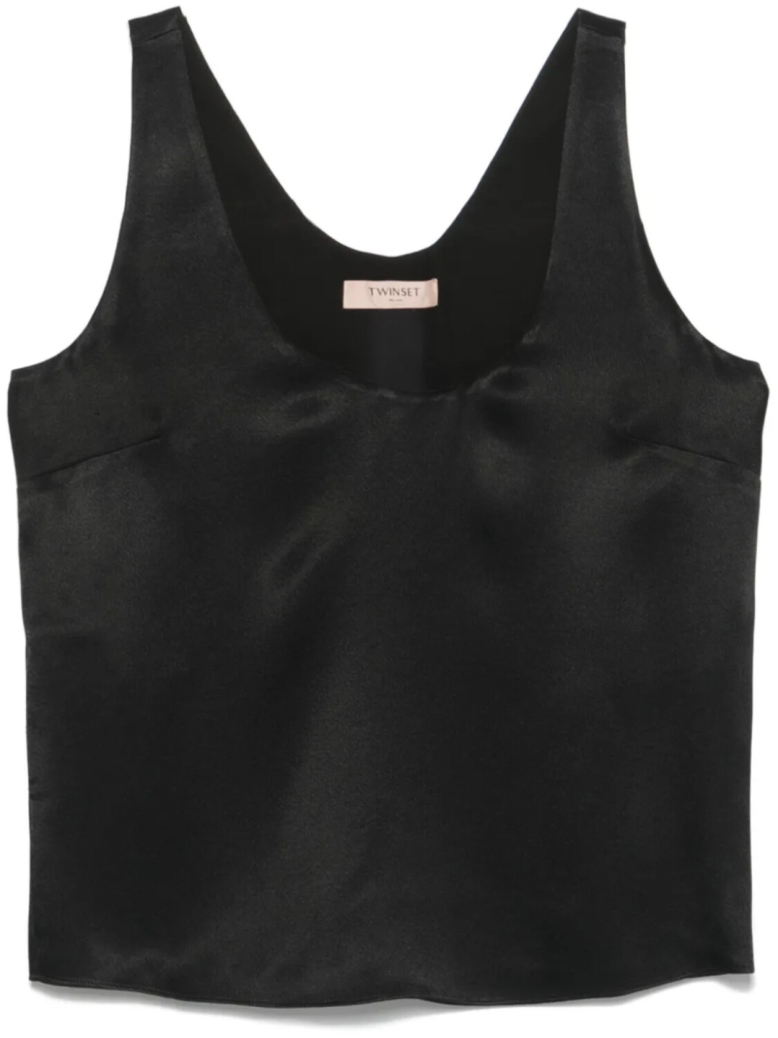 TWINSET атласный топ без рукавов, черный
TWINSET атласный топ без рукавов, черный