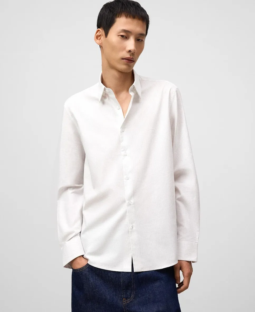 Мужская рубашка в полоску с отложным воротником Adolfo Dominguez, серый
Мужская рубашка в полоску с отложным воротником Adolfo Dominguez, серый