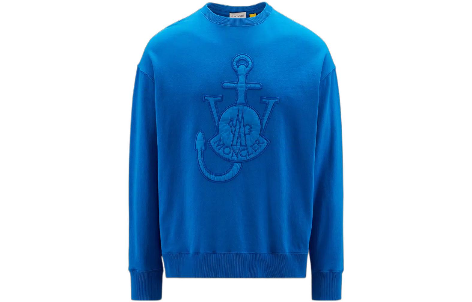 X Jw Anderson вышитый свитшот Moncler, синий
X Jw Anderson вышитый свитшот Moncler, синий