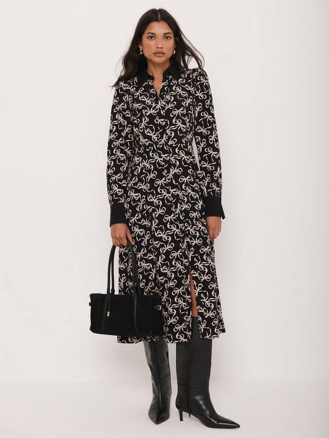 Платье миди с принтом "лук" Mint Velvet, Black/Multi
Платье миди с принтом "лук" Mint Velvet, Black/Multi