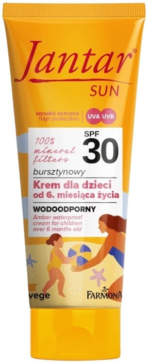 Янтарь, Детский крем Spf30, 50мл Jantar
Янтарь, Детский крем Spf30, 50мл Jantar