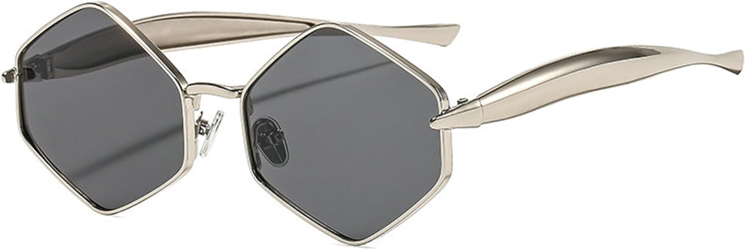 Солнцезащитные очки COTIA Personality Polygon для женщин и мужчин, модные в стиле металл-панк, необычной формы, для путешествий на открытом воздухе, вождения, стильные очки, Silver Grey
Солнцезащитные очки COTIA Personality Polygon для женщин и мужчин, модные в стиле металл-панк, необычной формы, для путешествий на открытом воздухе, вождения, стильные очки, Silver Grey