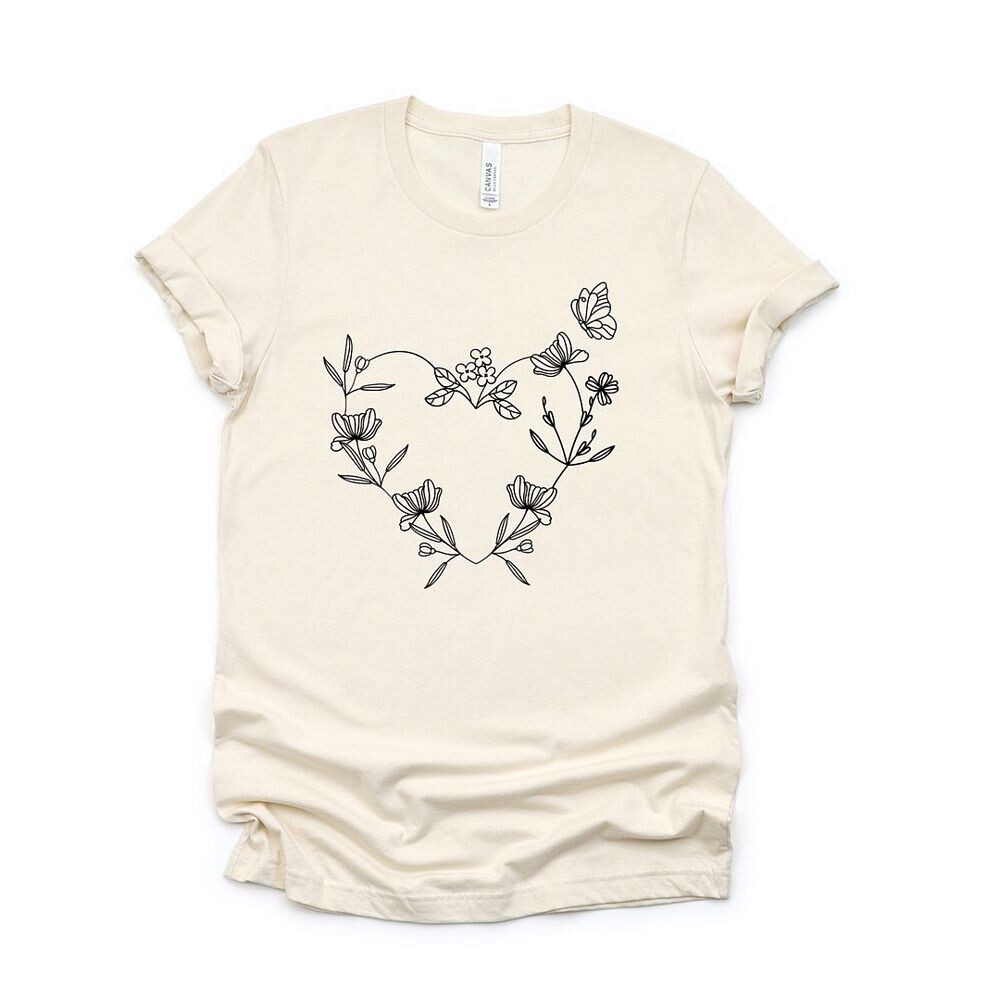 Футболка с короткими рукавами и цветочным принтом в форме бабочки и сердца Simply Sage Market, цвет Cream
Футболка с короткими рукавами и цветочным принтом в форме бабочки и сердца Simply Sage Market, цвет Cream