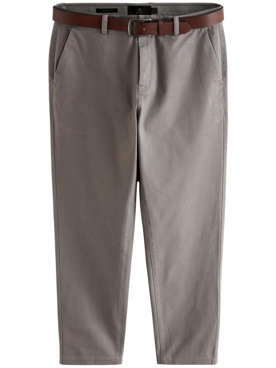 Облегающие брюки-чинос Next, серый
Облегающие брюки-чинос Next, серый