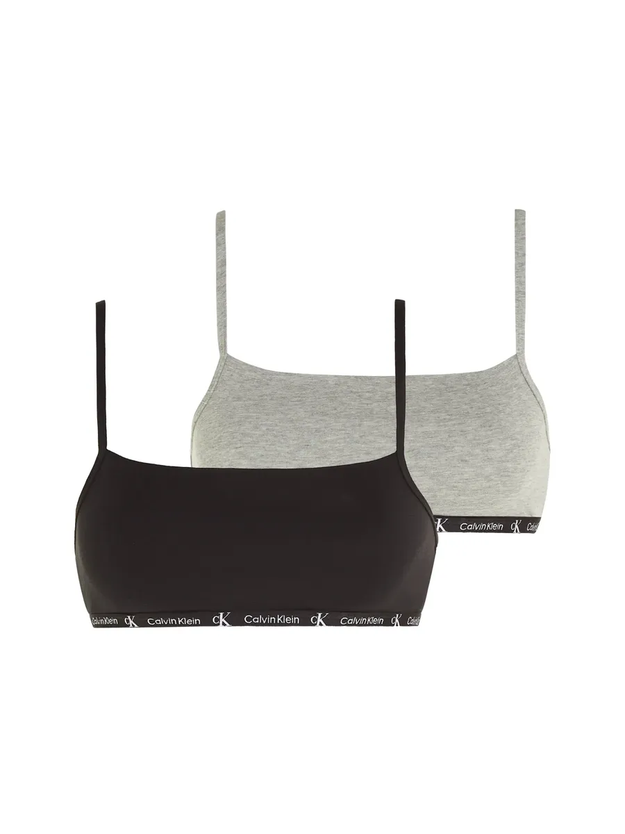 Бюстгальтер без косточек Calvin Klein Underwear "UNLINED BRALETTE 2PK", с классическими манжетами с логотипом CK, черный
Бюстгальтер без косточек Calvin Klein Underwear "UNLINED BRALETTE 2PK", с классическими манжетами с логотипом CK, черный