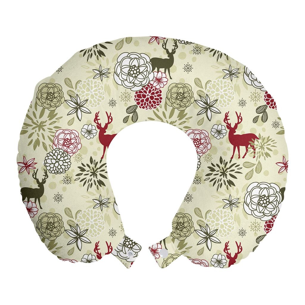 ABAKUHAUS Зимняя дорожная подушка для шеи, Deer Flowers Christmas, Пенопластовые дорожные принадлежности для самолета и автомобиля, 30x30 см, Оливково-зеленый Светло-зеленый
ABAKUHAUS Зимняя дорожная подушка для шеи, Deer Flowers Christmas, Пенопластовые дорожные принадлежности для самолета и автомобиля, 30x30 см, Оливково-зеленый Светло-зеленый