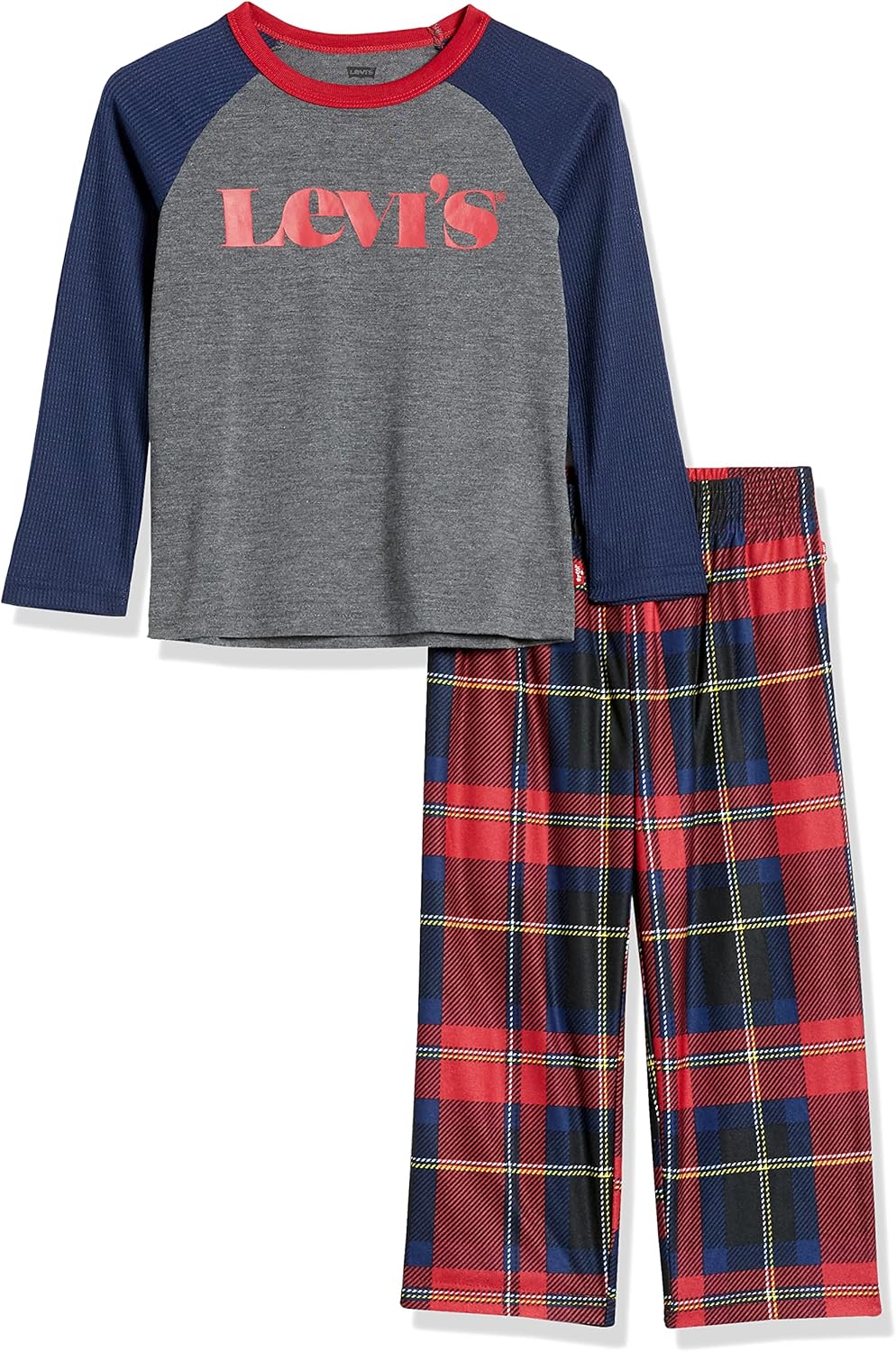 Детские пижамы Levi's, Dark Grey Heather/Red Plaid
Детские пижамы Levi's, Dark Grey Heather/Red Plaid