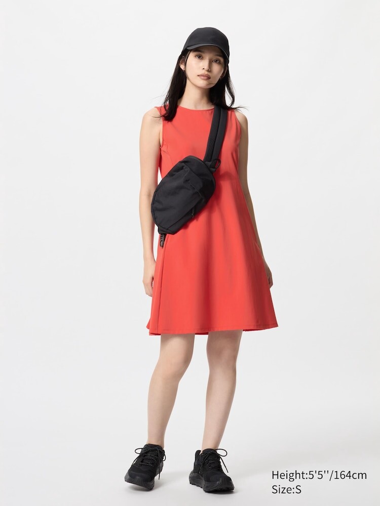 Ультраэластичное мини-платье без рукавов Uniqlo, цвет 14 красный 
Ультраэластичное мини-платье без рукавов Uniqlo, цвет 14 красный