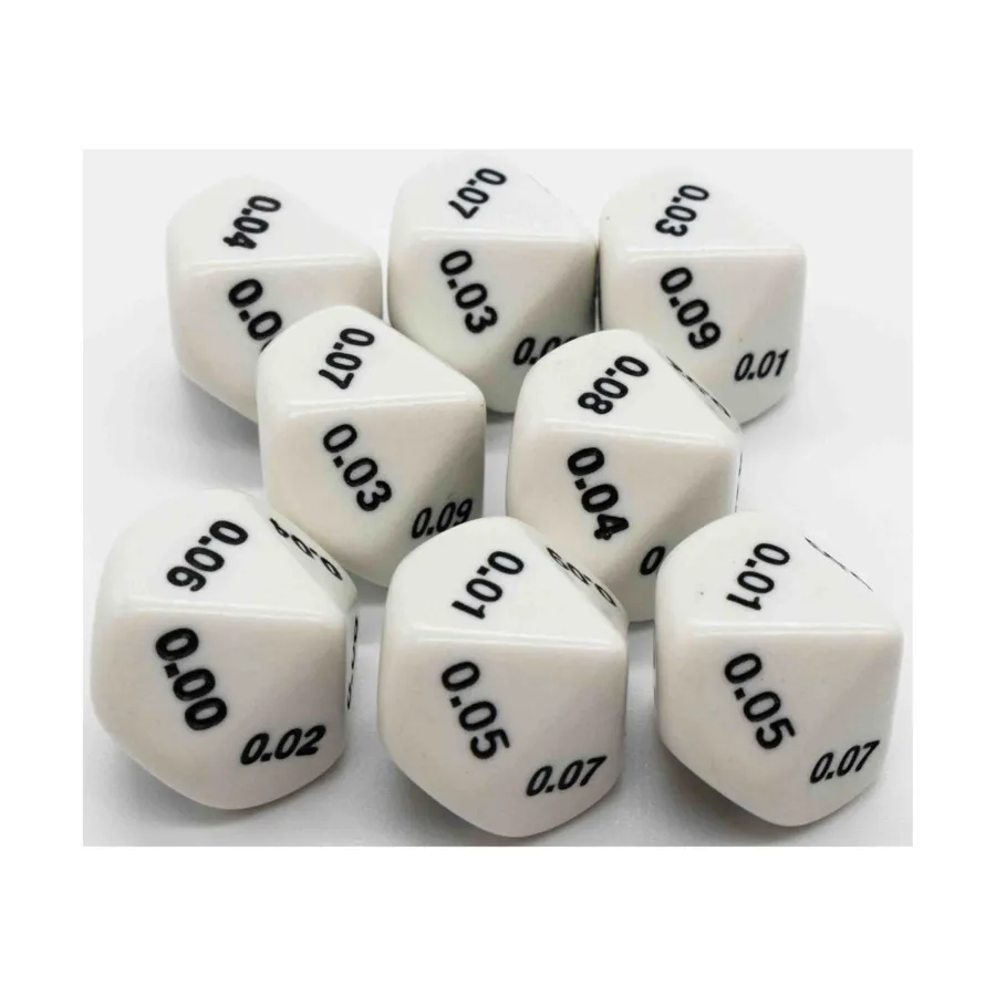 d10 Десятичные игральные кости — белые с черными (сотые) (10), Dice - Symbols, Functional & Unique Dice
d10 Десятичные игральные кости — белые с черными (сотые) (10), Dice - Symbols, Functional & Unique Dice