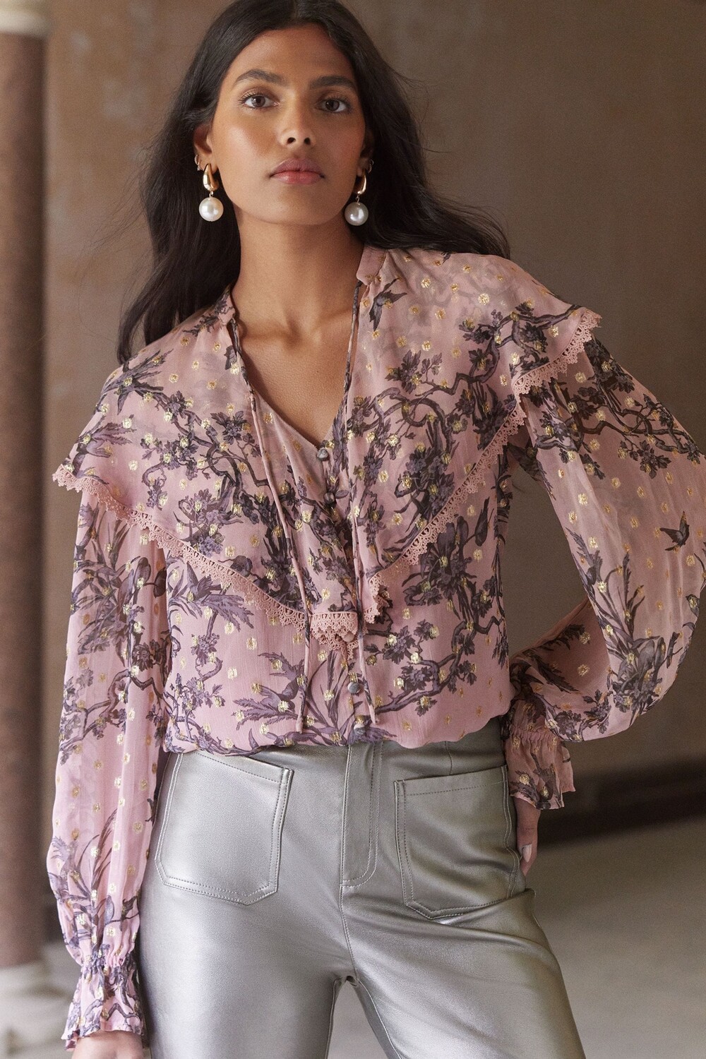 Блузка с длинными рукавами и накидкой Love & Roses, розовый
Блузка с длинными рукавами и накидкой Love & Roses, розовый