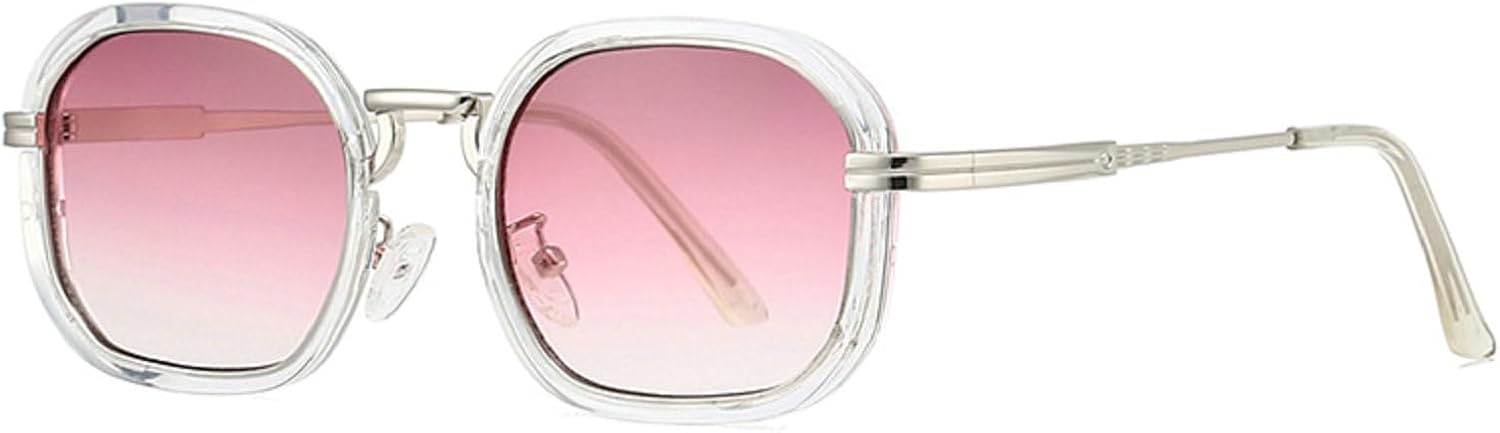 Ретро металлические женские квадратные солнцезащитные очки, женские очки в стиле Y2K с градиентным переходом, защита от УФ-излучения UV400, модные мужские солнцезащитные очки в стиле панк mincl, Clear Pink
Ретро металлические женские квадратные солнцезащитные очки, женские очки в стиле Y2K с градиентным переходом, защита от УФ-излучения UV400, модные мужские солнцезащитные очки в стиле панк mincl, Clear Pink